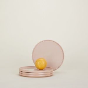 Hawkins New York Shaker Dinner Plate in Blush - Set of 4 - NWT